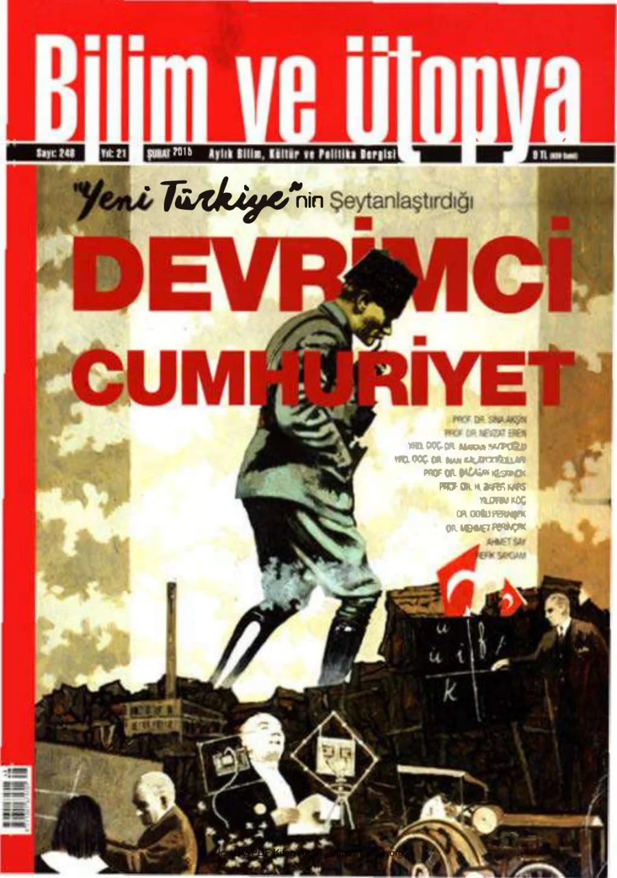 Bilim ve Ütopya Sayı 248 Şubat 2015 kapak görseli