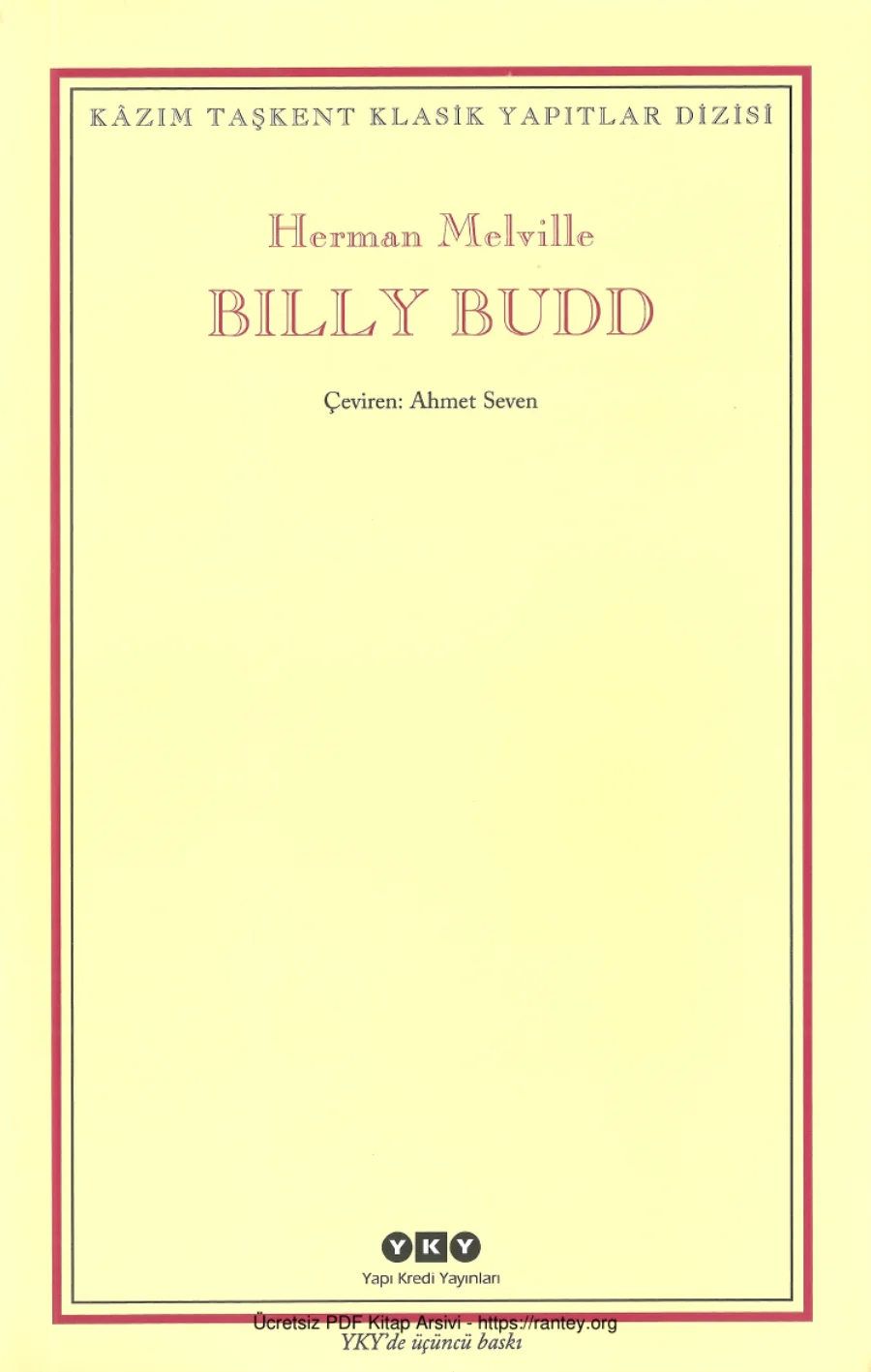 Billy Budd kapak görseli