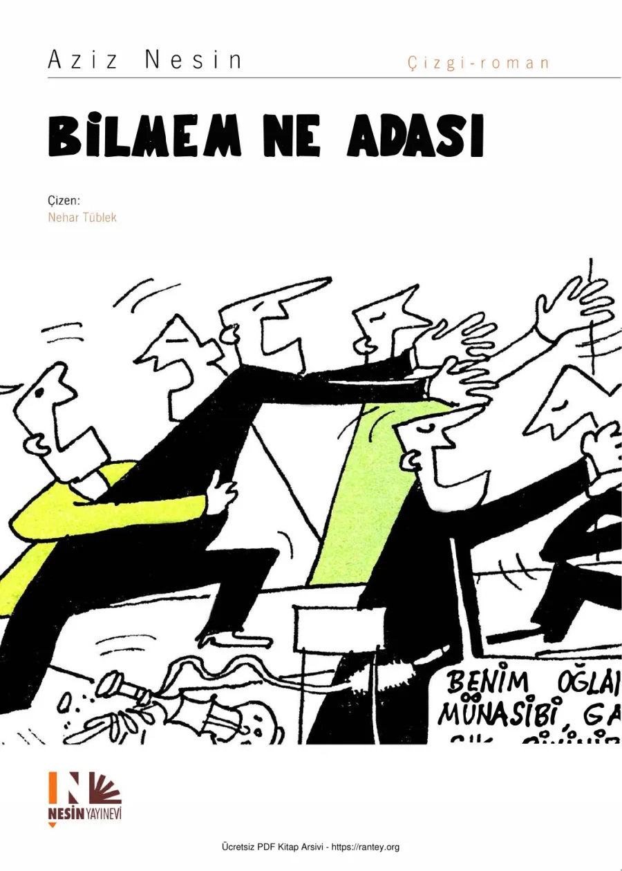 Bilmem Ne Adası Çizgi Roman kapak görseli