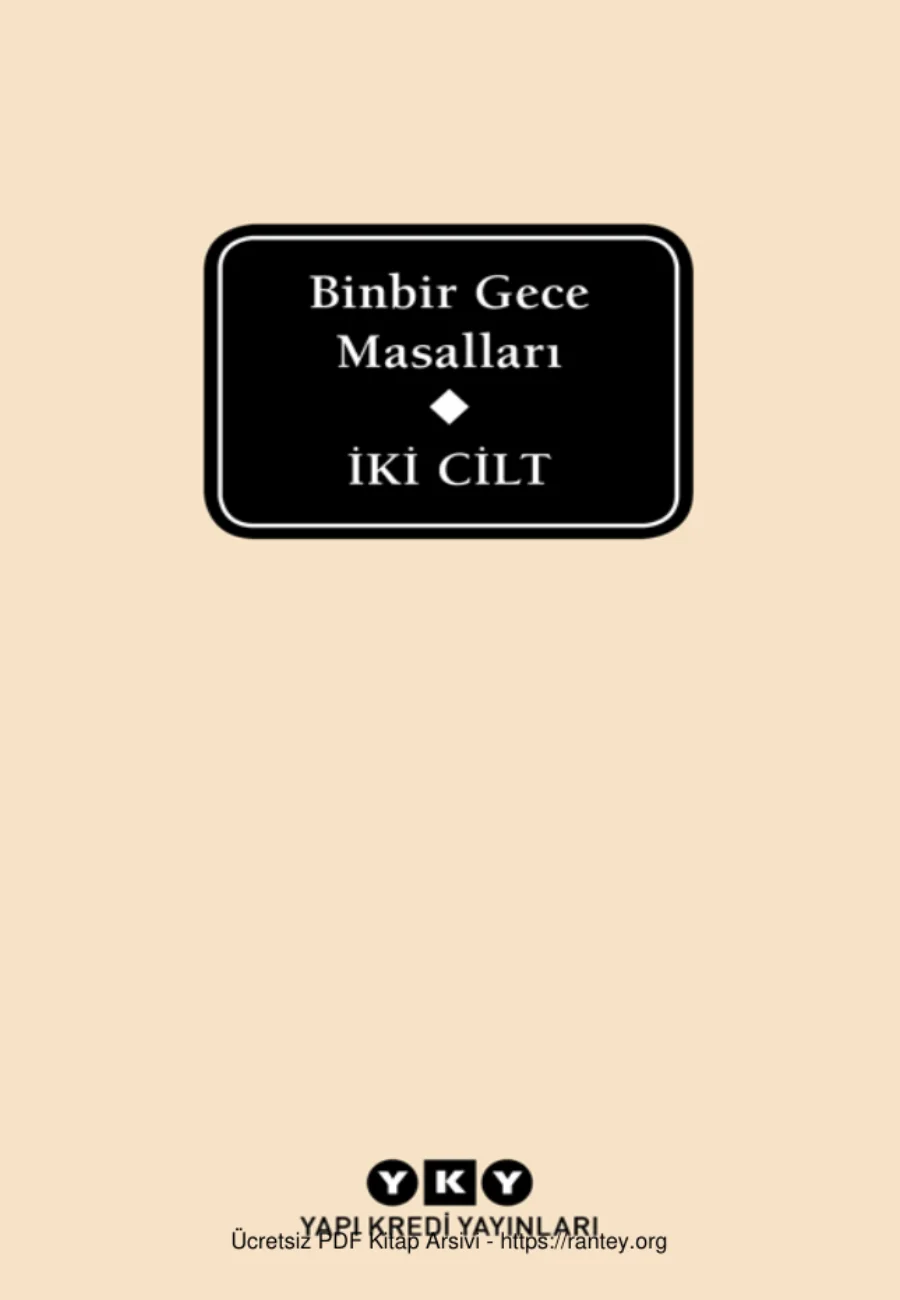 Binbir Gece Masalları 01 kapak görseli