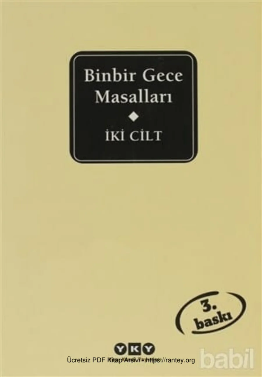 Binbir Gece Masalları kapak görseli