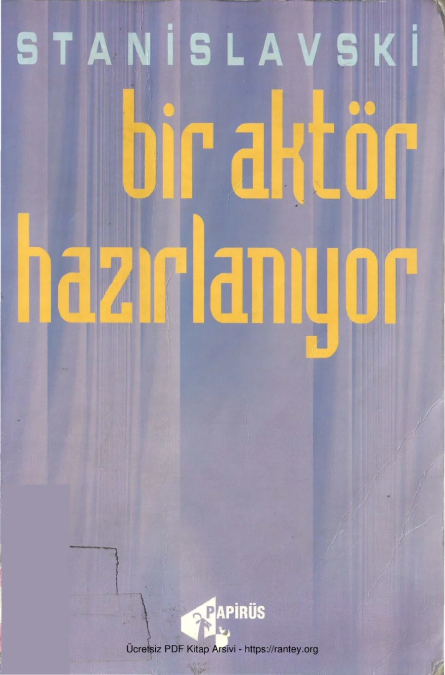 Bir Aktör Hazırlanıyor kapak görseli