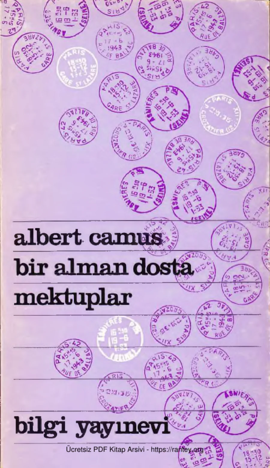 Bir Alman Dosta Mektuplar kapak görseli