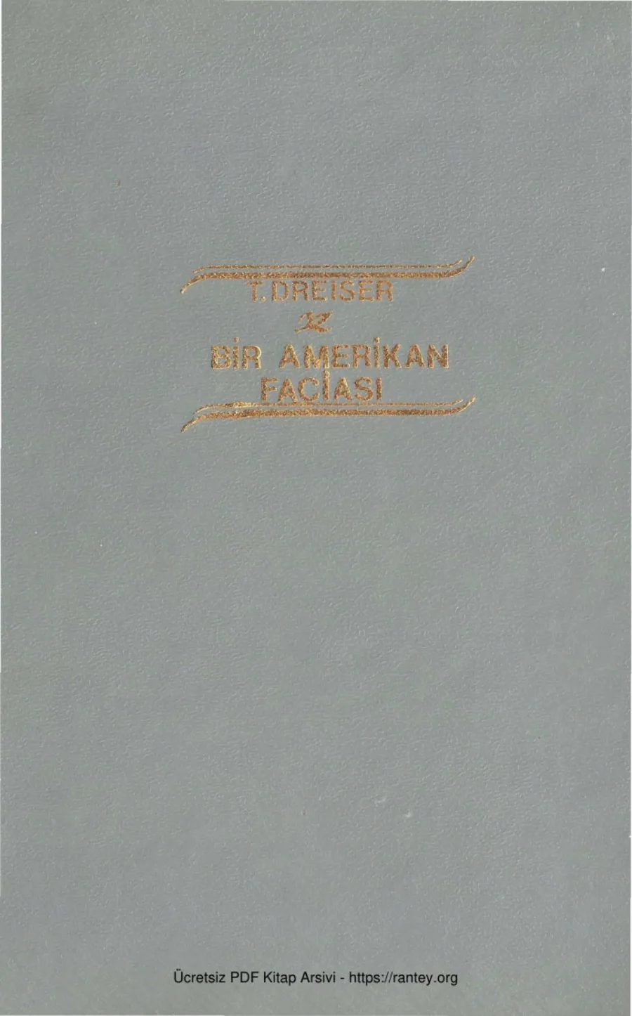Bir Amerikan Faciası Altın Kalem kapak görseli