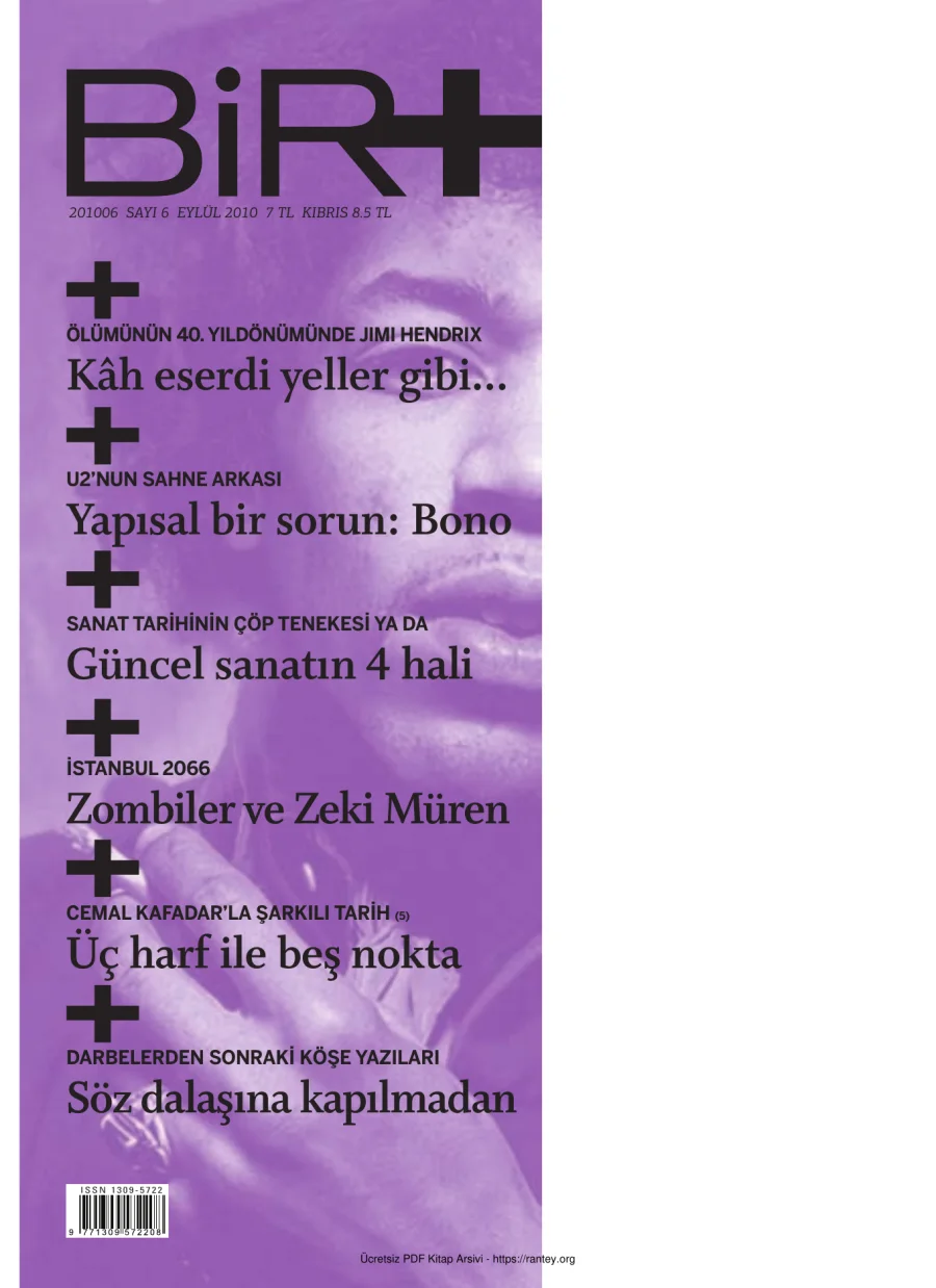 Bir Artı Bir Sayı 06 Eylül 2010 kapak görseli