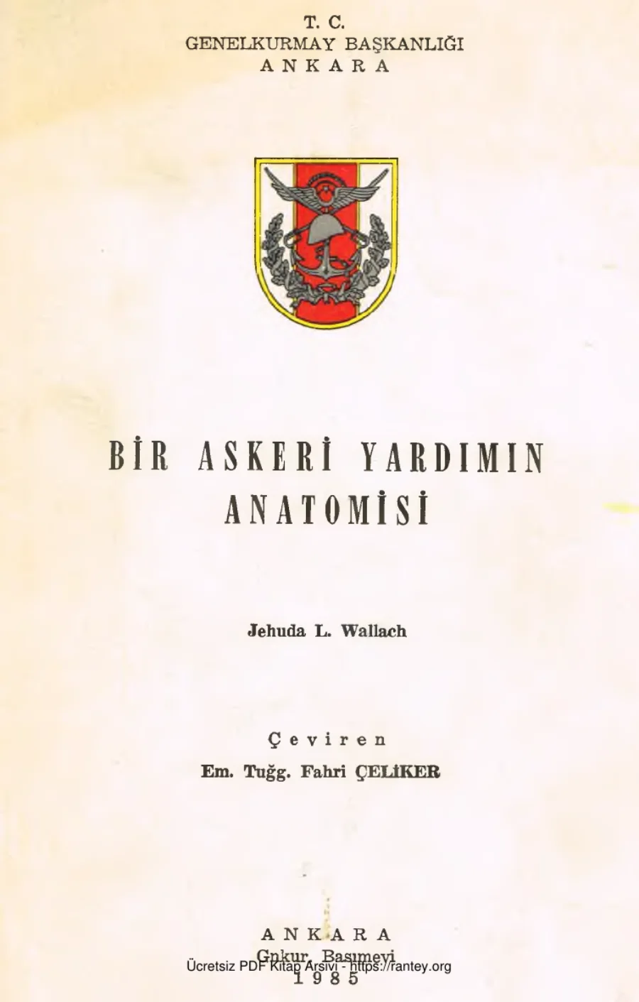 Bir Askeri Yardımın Anatomisi kapak görseli