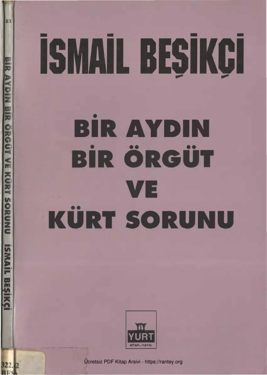 Bir Aydın Bir Örgüt ve Kürt Sorunu kapak görseli