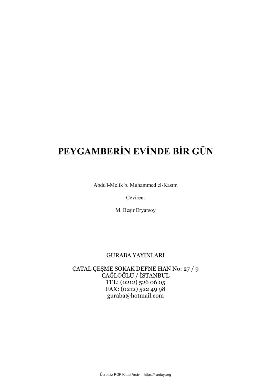 Bir Gün Ebu Abdulmumin Tekin Mıhçı kapak görseli