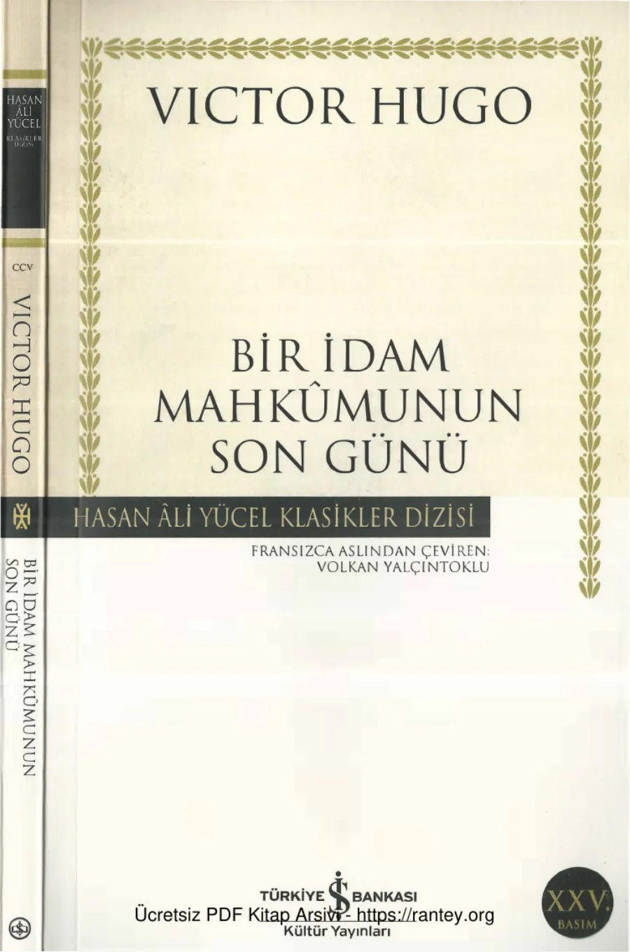Bir İdam Mahkumunun Son Günü İş Bankası Yayınları kapak görseli