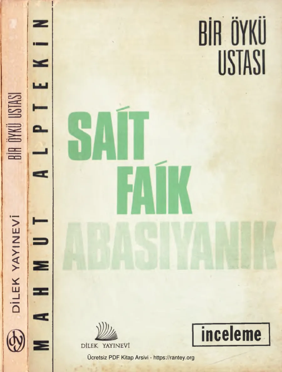 Bir Öykü Ustası: Sait Faik kapak görseli