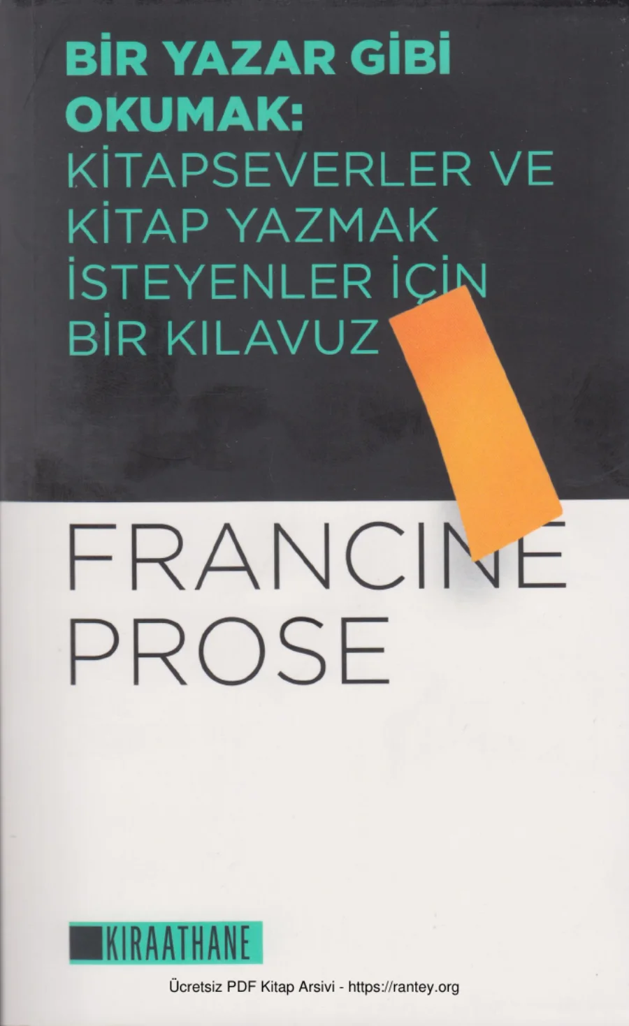 Bir Yazar Gibi Okumak Kıraathane Yayınları kapak görseli