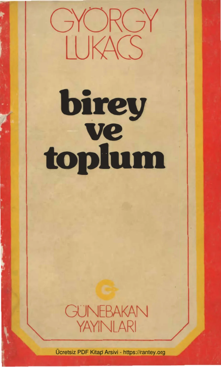 Birey ve Toplum kapak görseli