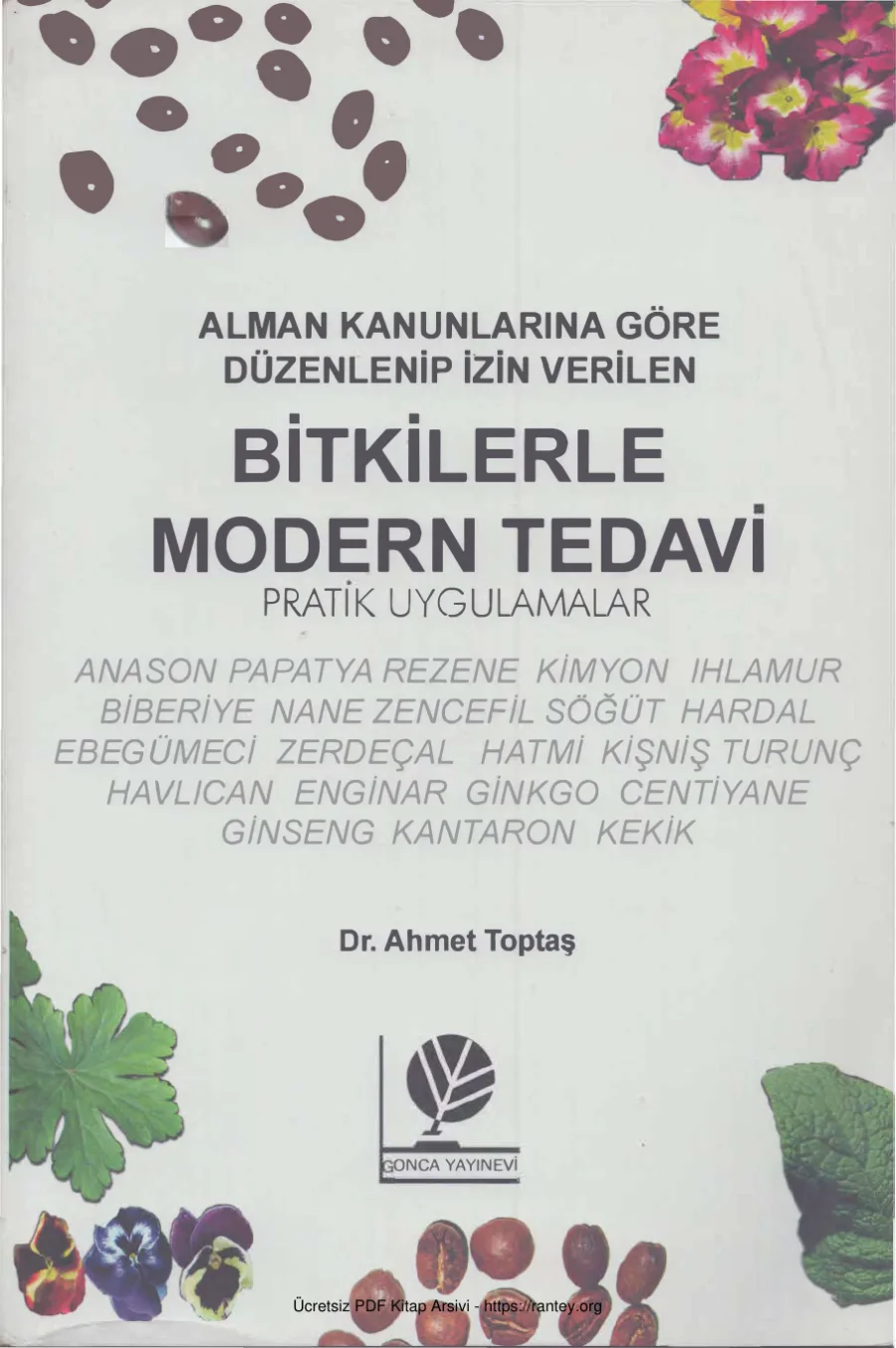 Bitkilerle Modern Tedavi Gonca Yayınları kapak görseli