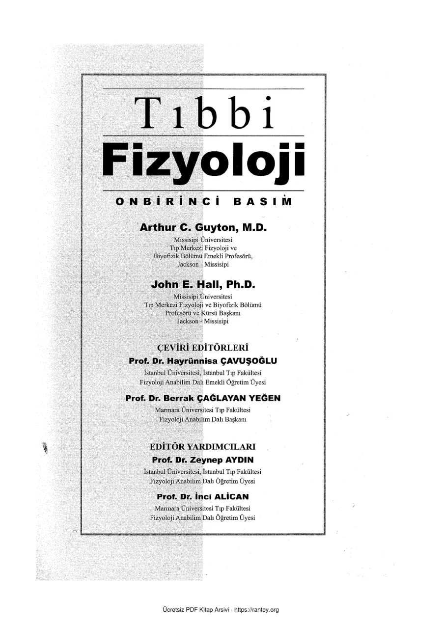 Biyoloji Hakkında Her Şey: Anatomi ve Tıbbi Fizyoloji kapak görseli