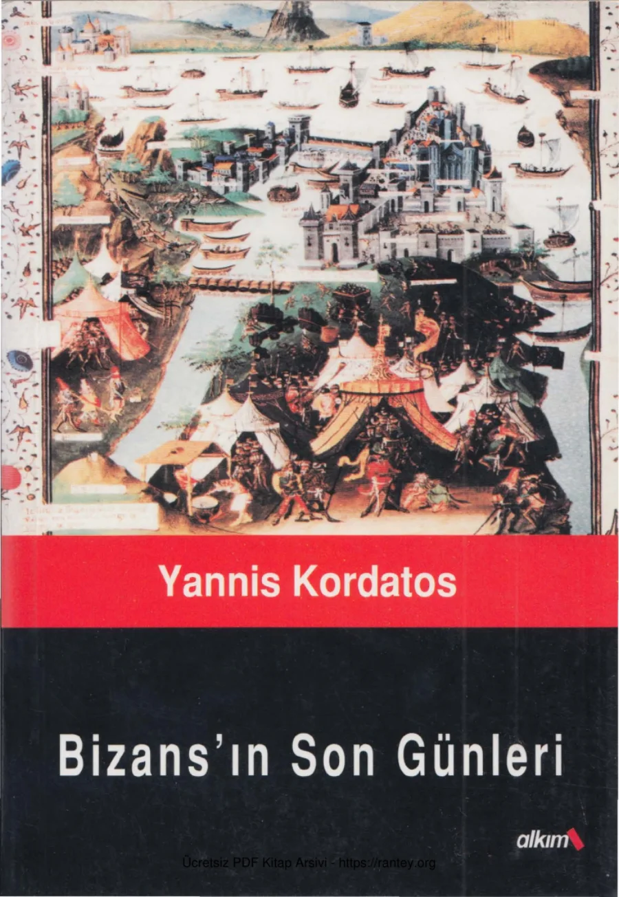 Bizansın Son Günleri Alkım kapak görseli
