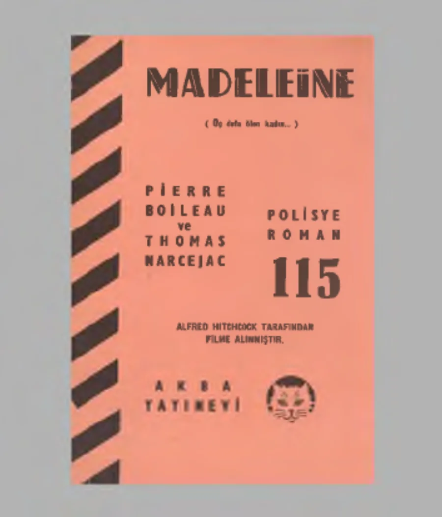 Boileau Thomas Narcejac Madeleine Akba Yayınları kapak görseli