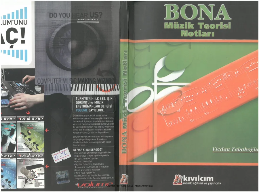 Bona Müzik Teorisi Notları kapak görseli