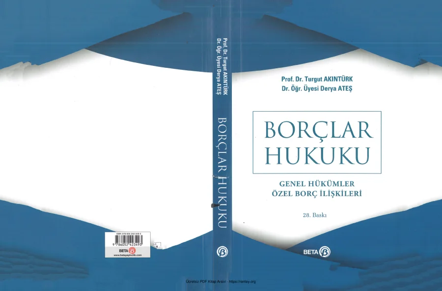 Borçlar Hukuku: Genel Hükümler - Özel Borç İlişkileri kapak görseli