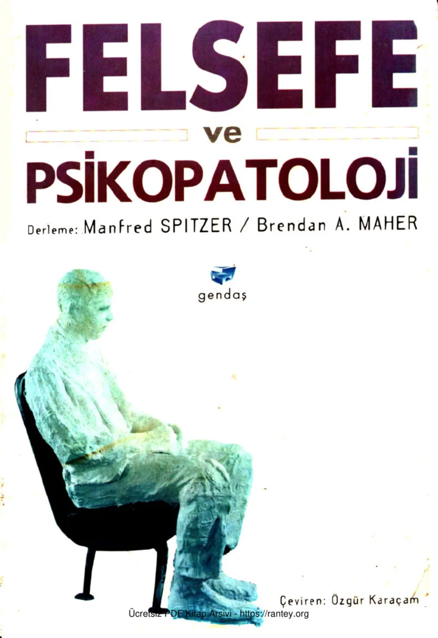Brendan AMaher Felsefe ve PsikopatolojiBibDk kapak görseli