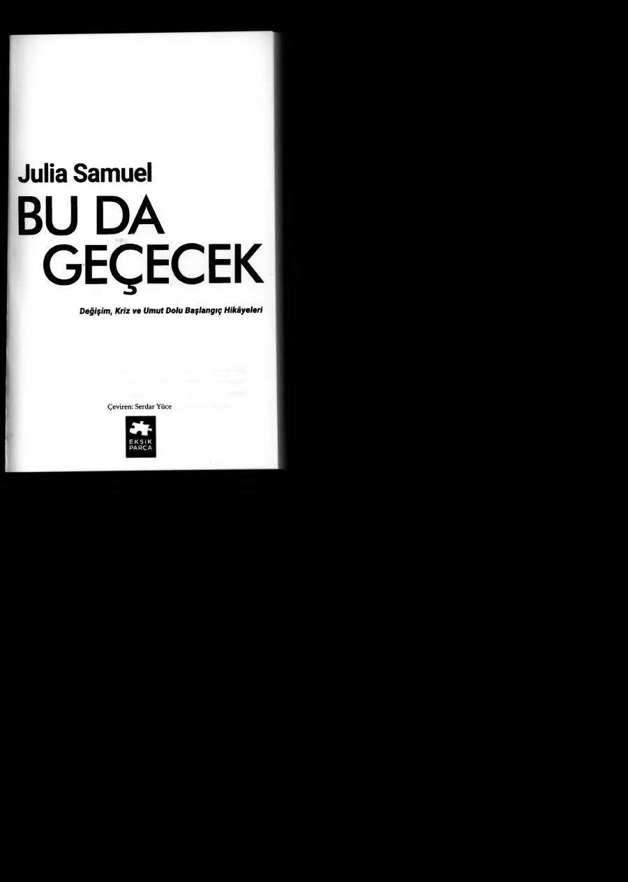 Bu da Geçecek kapak görseli