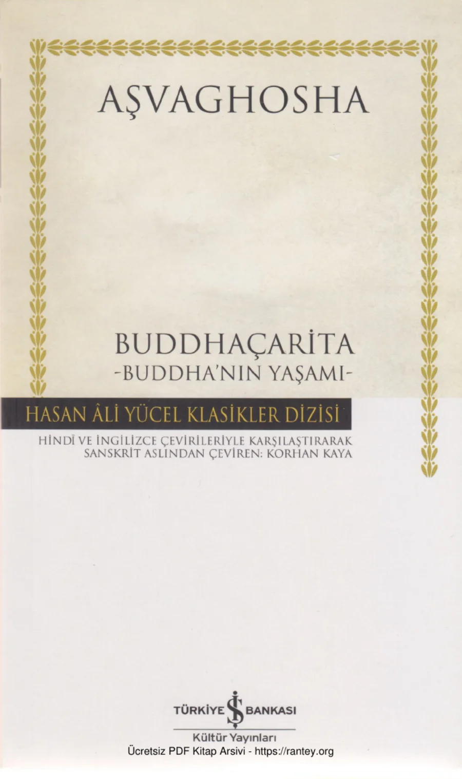 Buddhaçarita Buddhanın Yaşamı kapak görseli