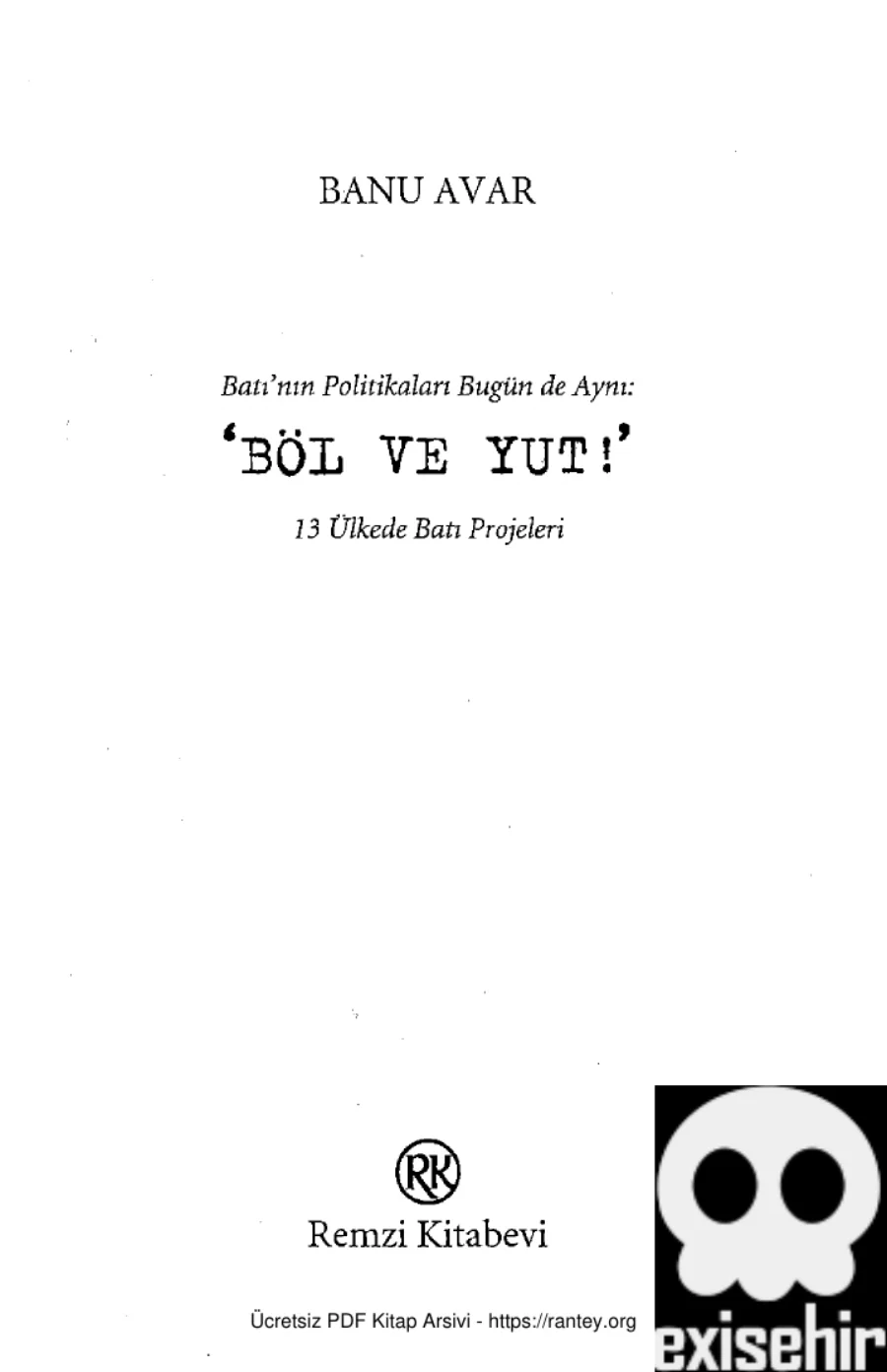 Bugun de Ayni Bol ve Yut Banu Avar kapak görseli