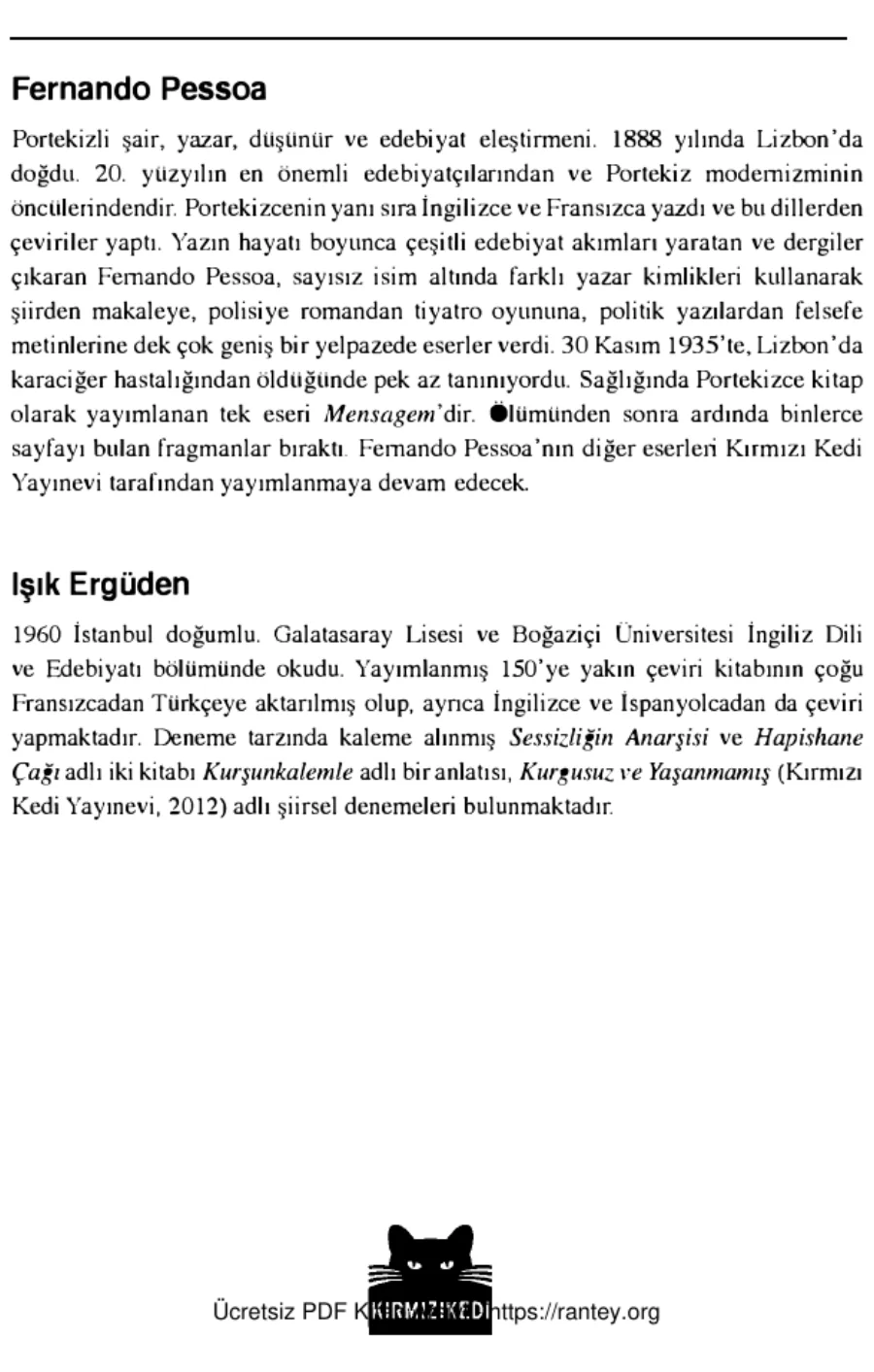 Bulmaca Meraklısı Quaresma Kırmızı Kedi yayınları kapak görseli