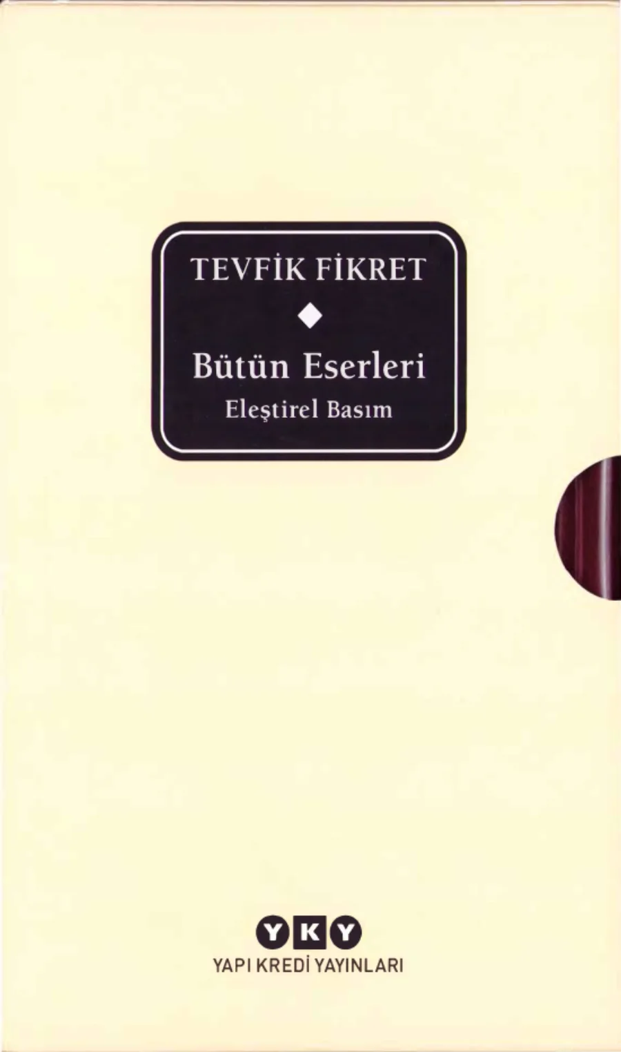 Bütün Eserleri Eleştirel kapak görseli