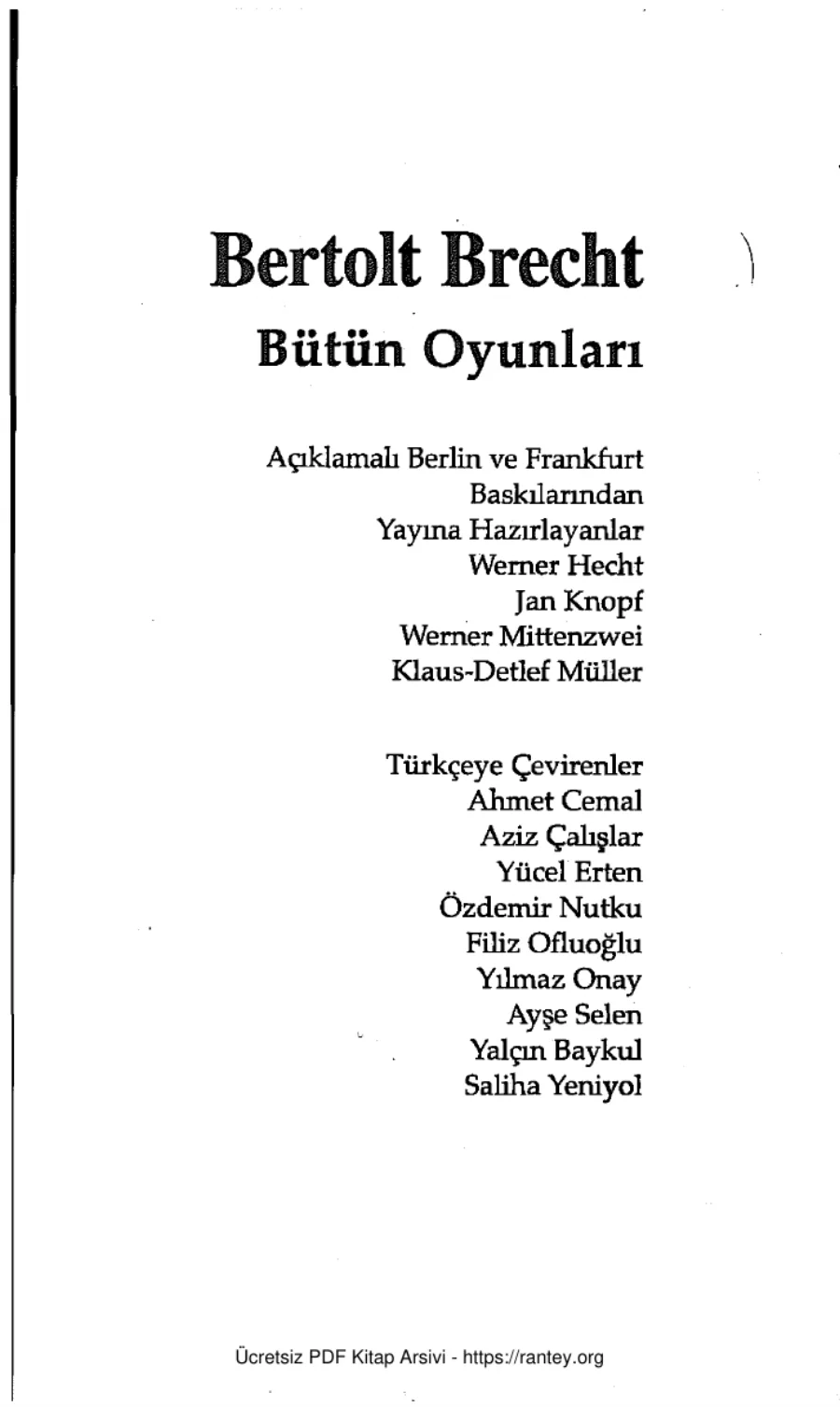Bütün Oyunları Cilt 5 Boyut Yayınları kapak görseli