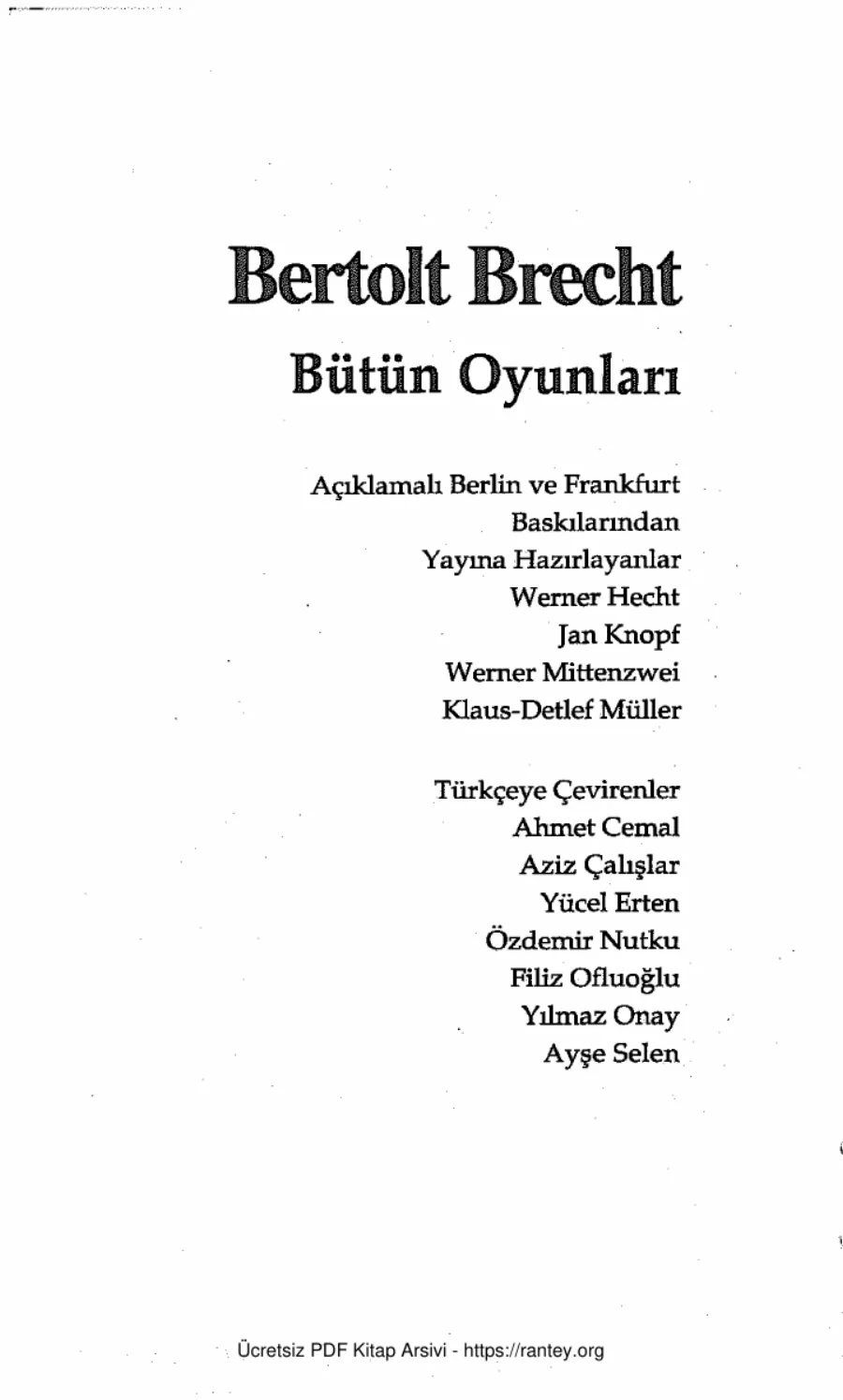 Bütün Oyunları Cilt 8 Boyut Yayınları kapak görseli