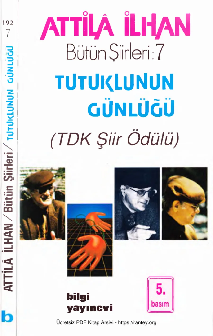 Bütün Şiirleri 07 Tutuklunun Günlüğü kapak görseli