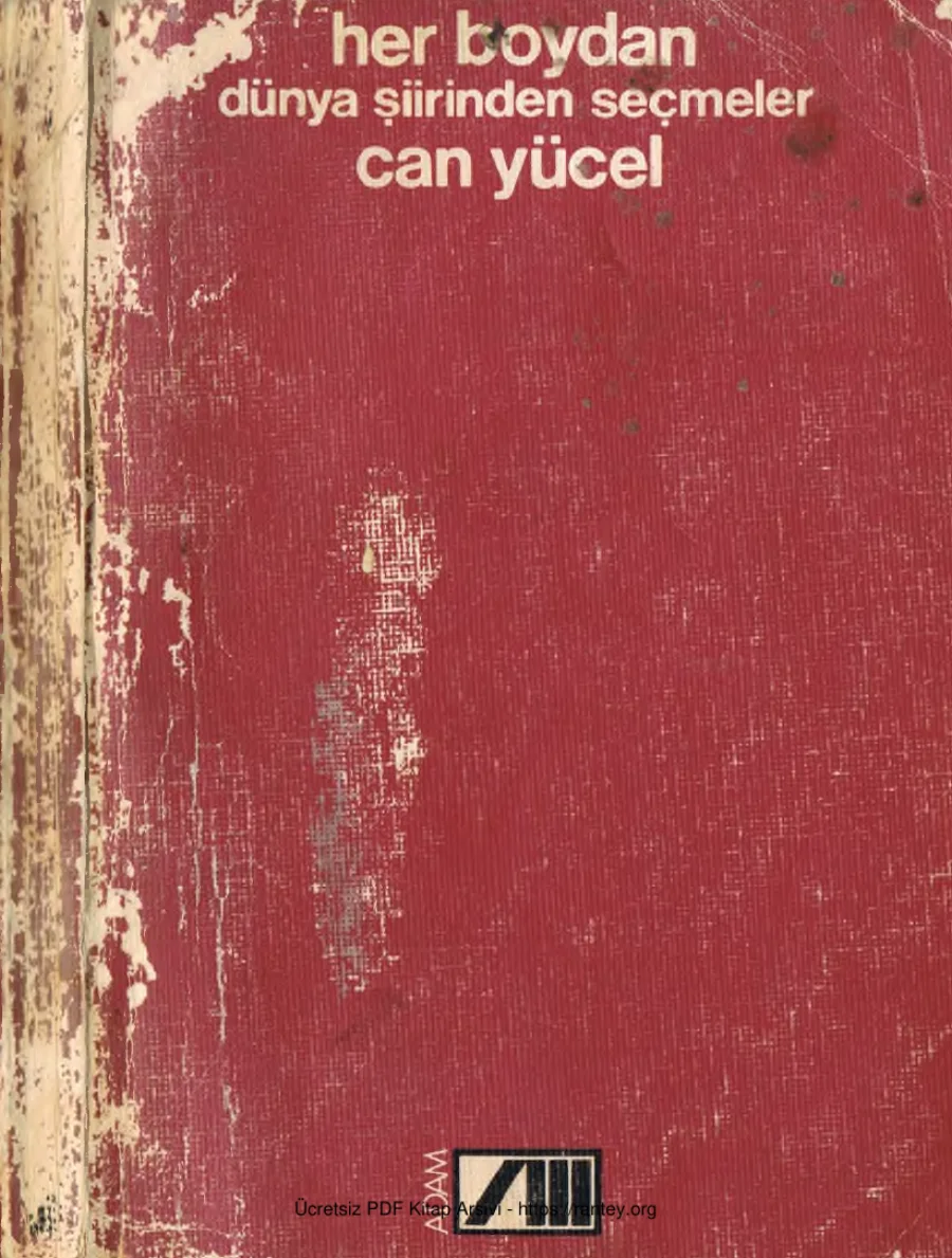 Bütün Şiirleri 11 Her Boydan Dünya Şiirinden Seçmeler Adam Yayınları kapak görseli
