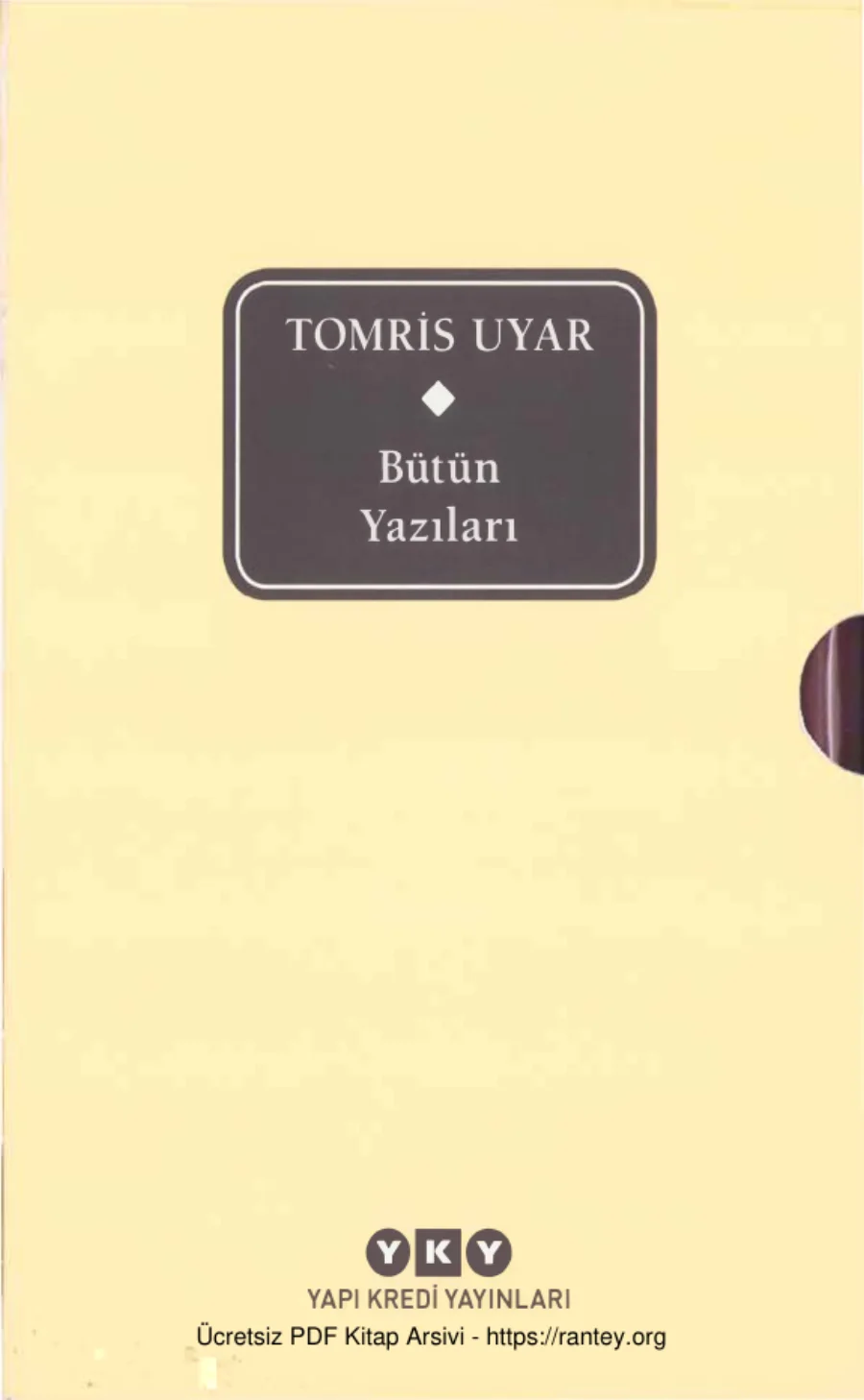 Bütün Yazıları kapak görseli