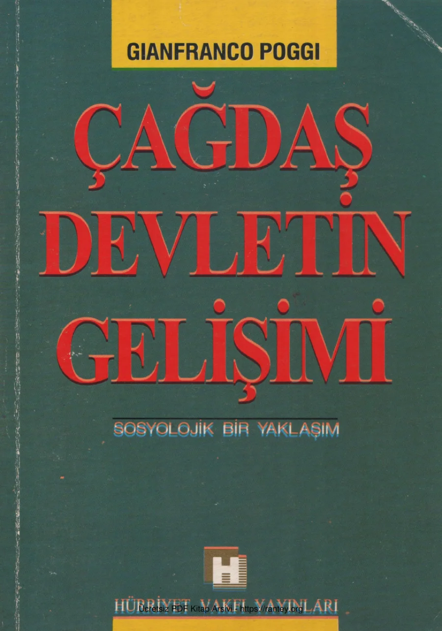 Çağdaş Devletin Gelişimi Hürriyet Vakfı Yayınları kapak görseli