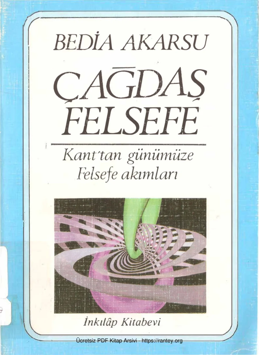 Çağdaş Felsefe: Kant'tan Günümüze kapak görseli