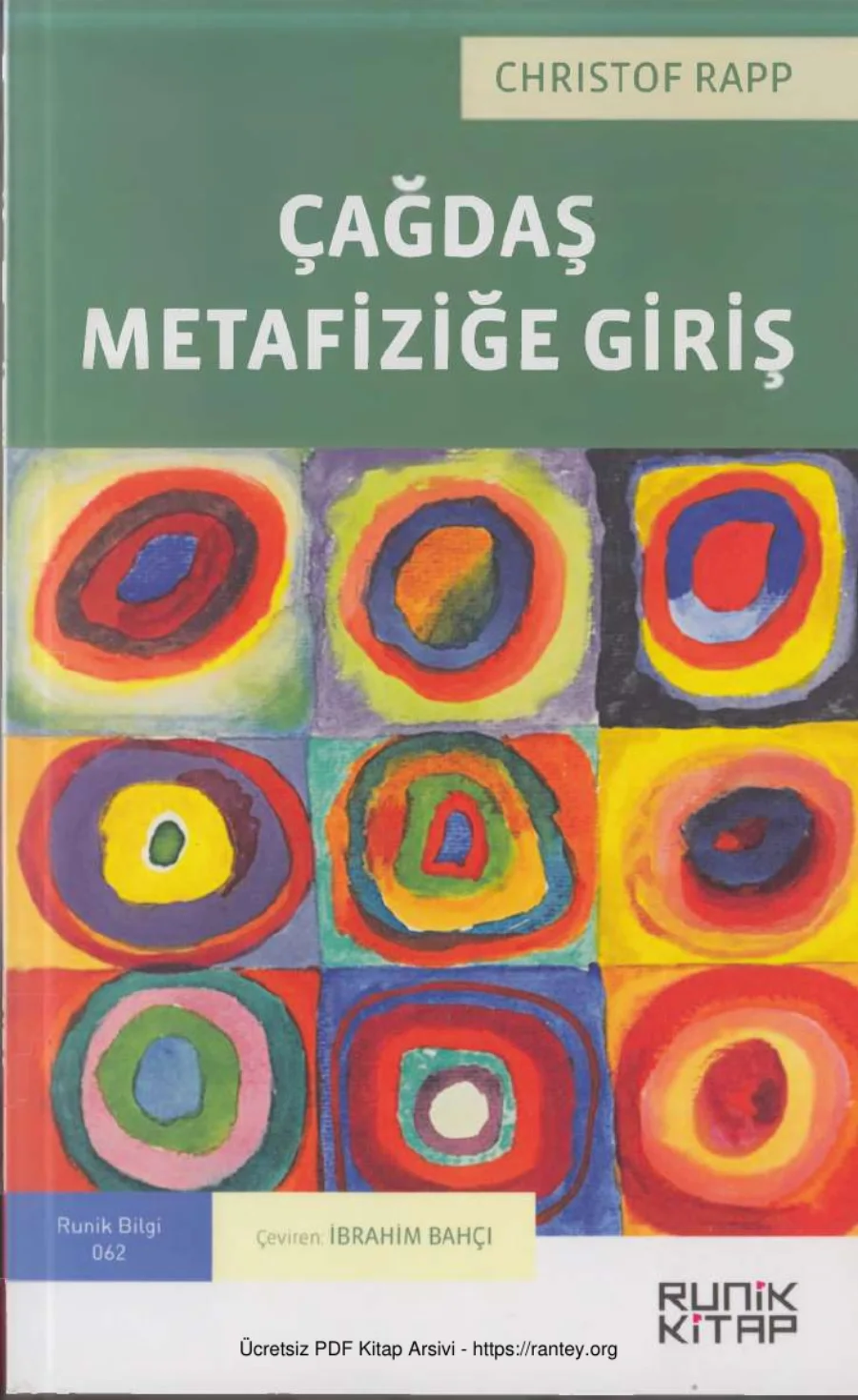 Çağdas Metafiziğe Giriş kapak görseli