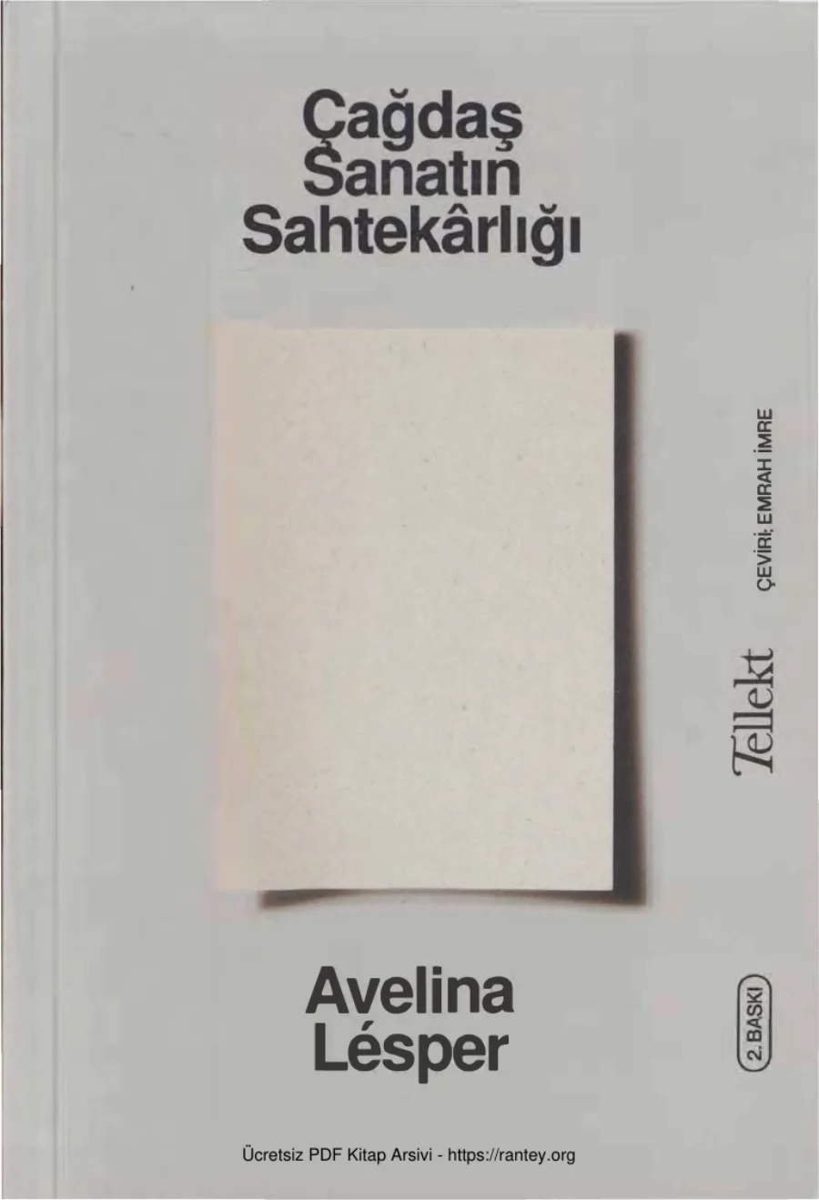 Çağdaş Sanatın Sahtekarlığı kapak görseli
