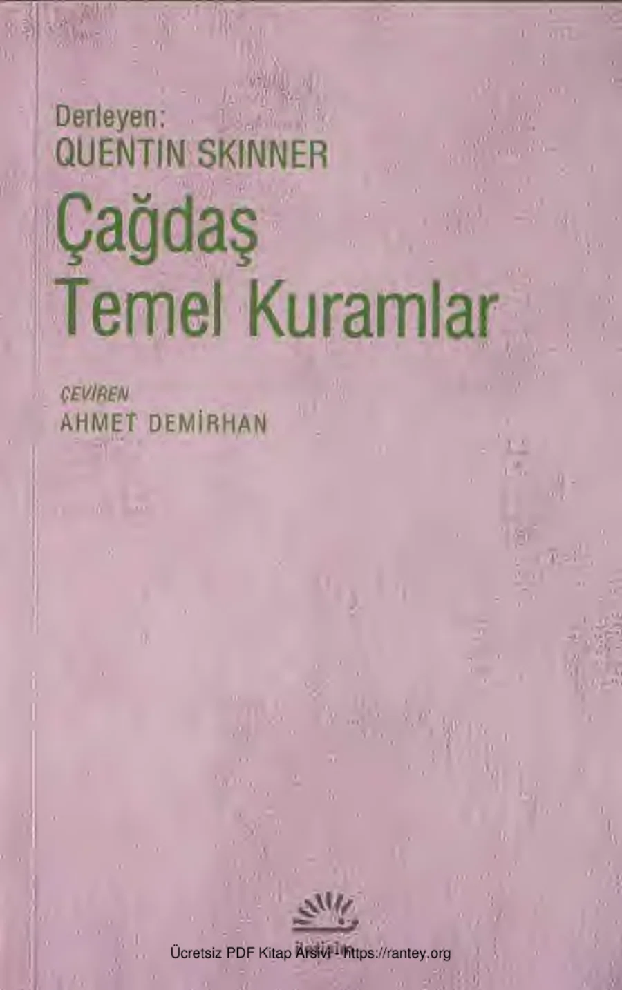 Çağdaş Temel Kuramlar kapak görseli