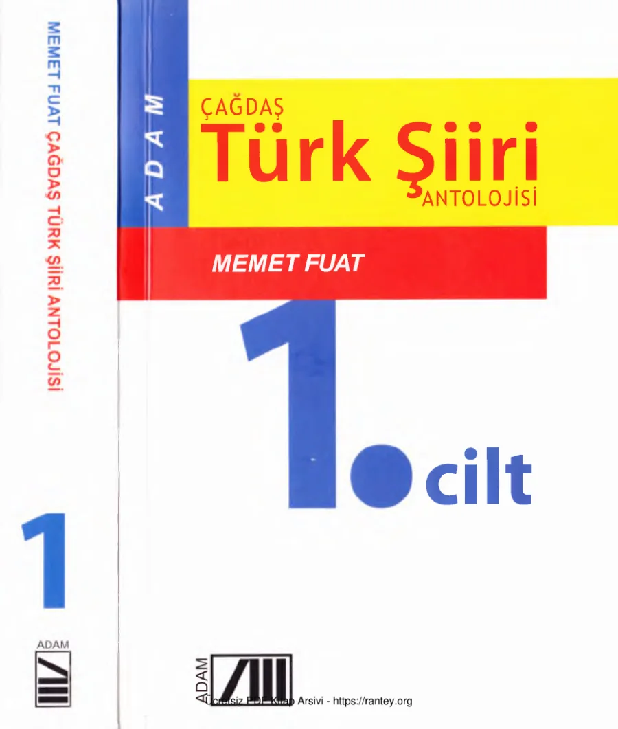 Çağdaş Türk Şiiri Antolojisi Cilt 1 kapak görseli