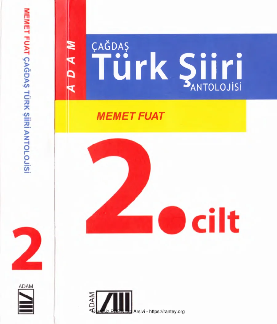 Çağdaş Türk Şiiri Antolojisi Cilt 2 kapak görseli