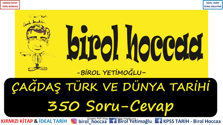 Çağdaş Türk ve Dünya Tarihi 350 Soru cevap kapak görseli
