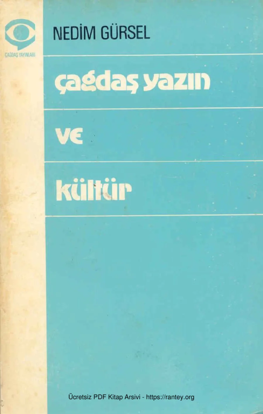 Çağdaş Yazın ve Kültür Cağdaş Yayınları kapak görseli
