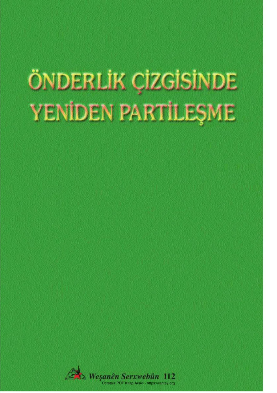 Önderlik Çizgisinde Yeniden Partileşme kitap kapağı