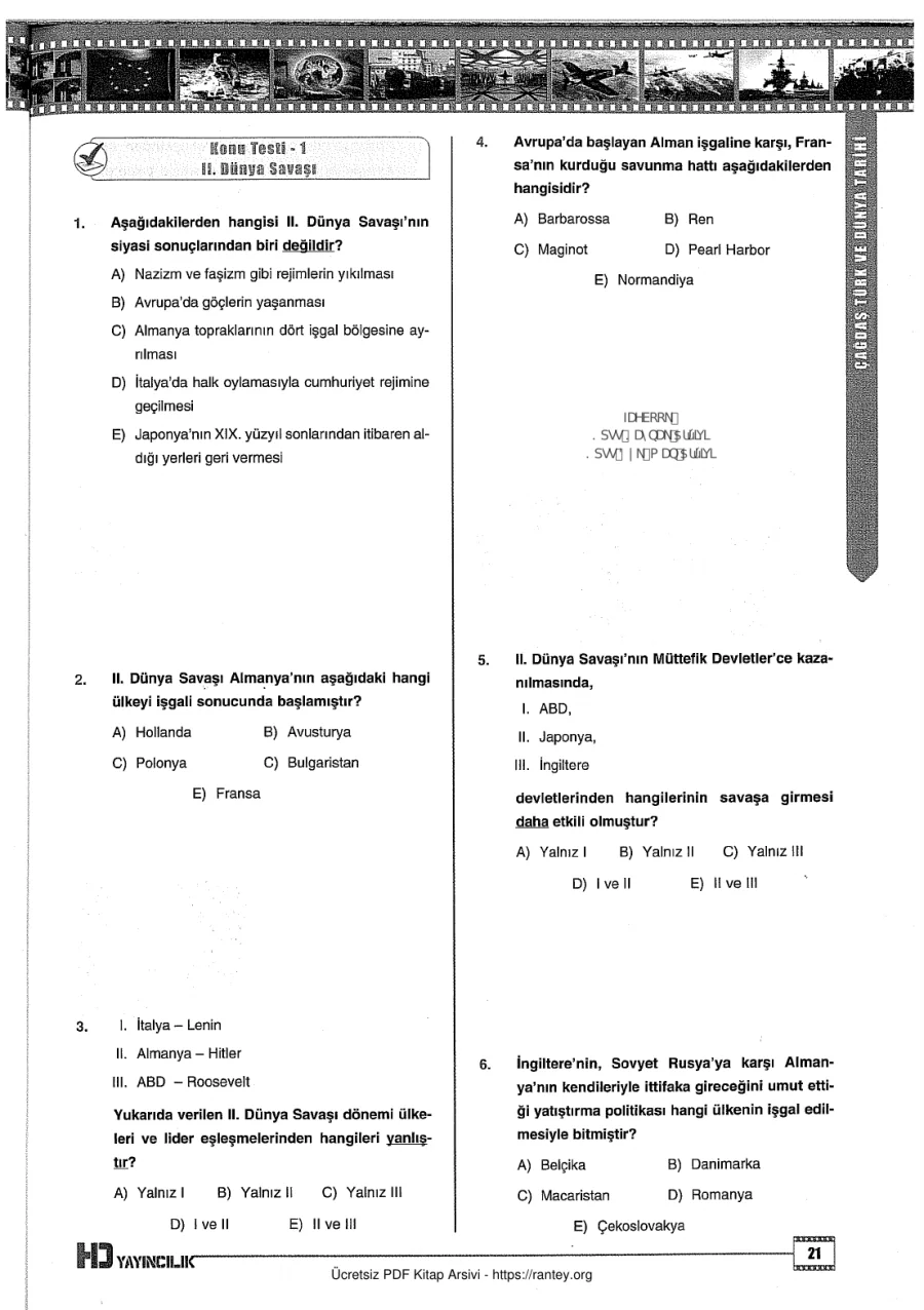CagdasTurkVeDunyaTarihi 400Soru kapak görseli