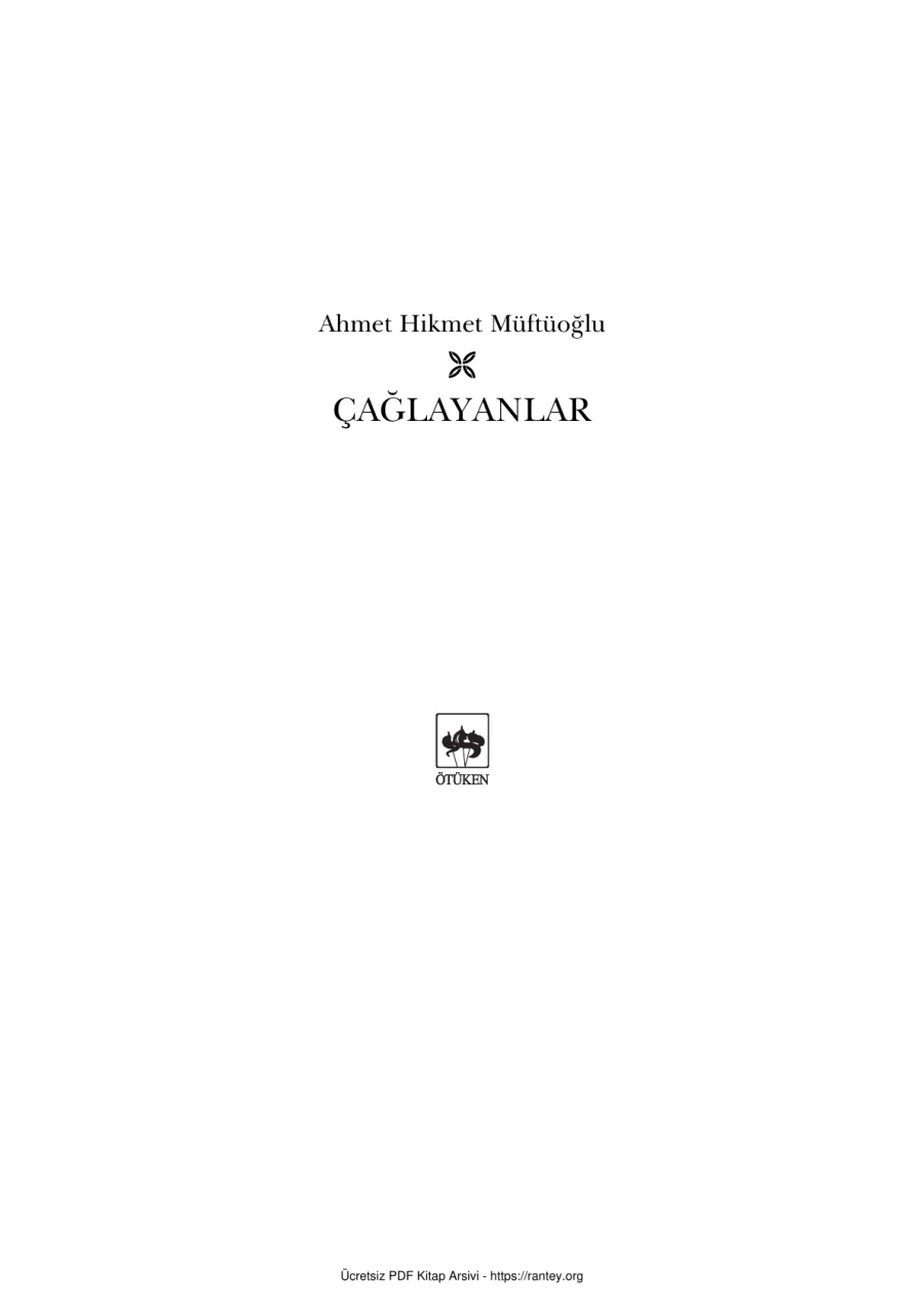 Caglayanlar kapak görseli