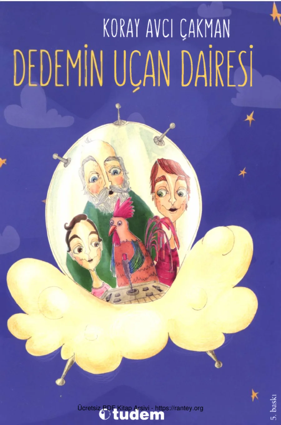 Çakman Dedemin Uçan Dairesi Tudem Yayınları kapak görseli