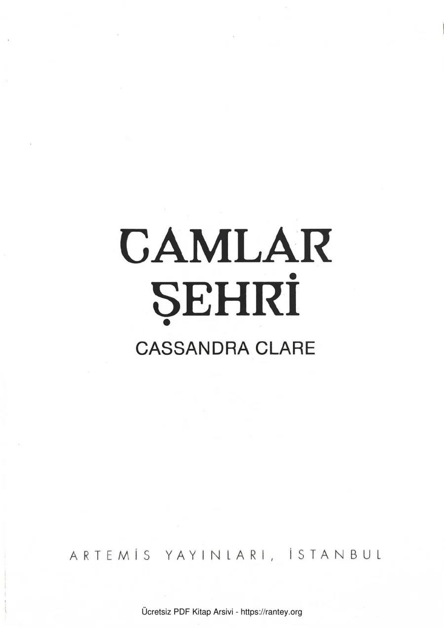 Camlar Şehri kapak görseli