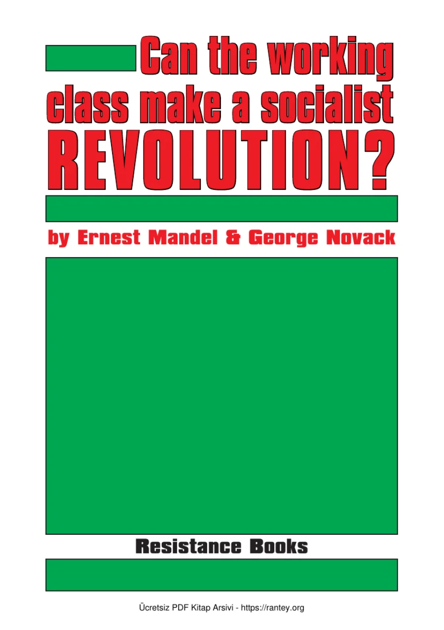 Can Working Class Make a Social kapak görseli