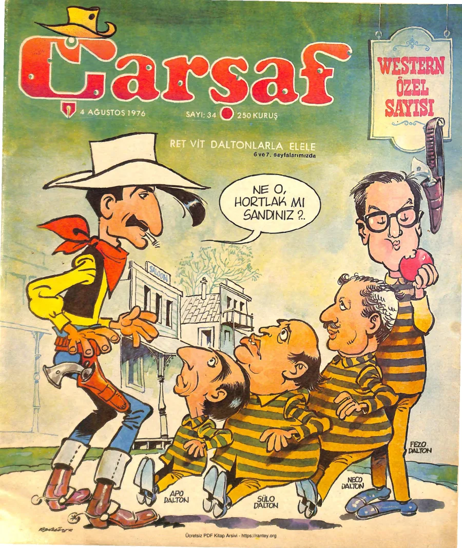 Çarşaf 1976 34 kapak görseli