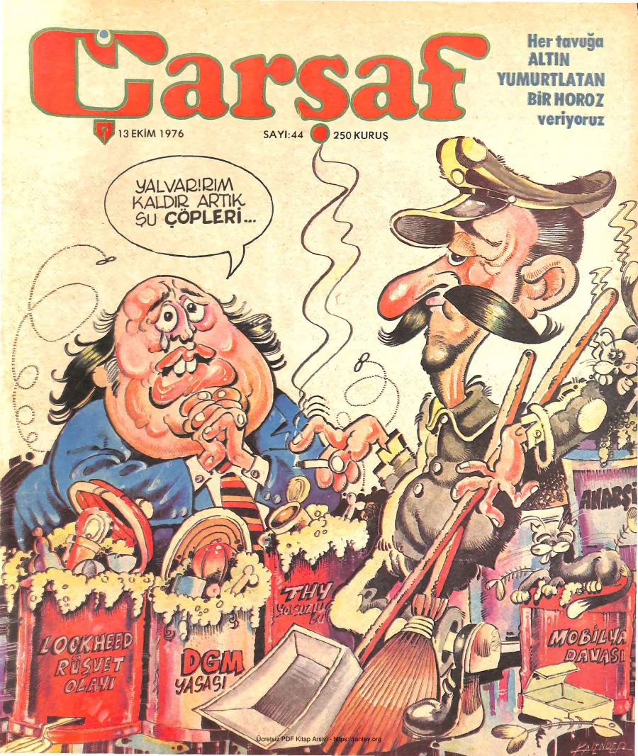 Çarşaf 1976 44 kapak görseli